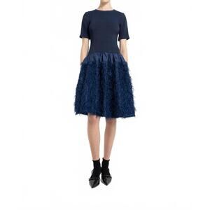 NEW NADYA TOTO siesta ballerina dress in navy royal